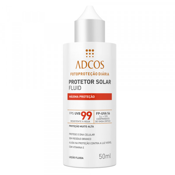 Protetor Solar Fluid Máxima Proteção FPS 99 Adcos