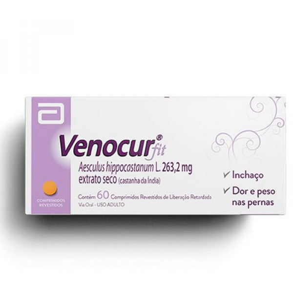 Venocur fit 263,2mg com 60 comprimidos